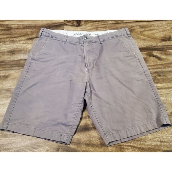 Eddie Bauer Men's 36x10 Legend Wash Gray Shorts - Picture 1 of 9